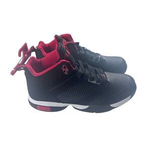 Fubu Mens Basketball Sneakers Size 8 Black & Red High-Top Athletic‎ Shoes NEW